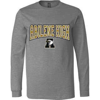 Abilene High Eagles - Arched Mascot Long Sleeve T-Shirt