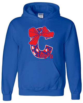 Cooper Cougars - Bow Letter Hoodie