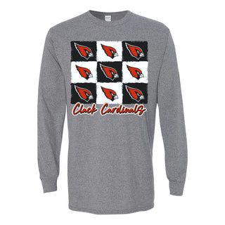 Clack Cardinals - 9 Boxes Long Sleeve T-Shirt