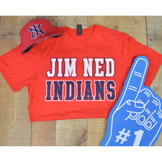 Jim Ned Indians - Color Block T-Shirt