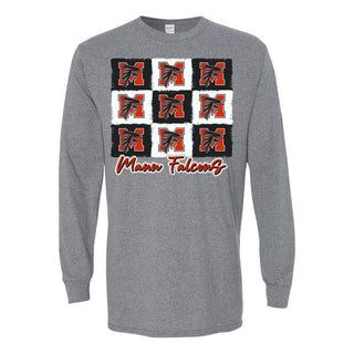 Mann Falcons - 9 Boxes Long Sleeve T-Shirt
