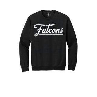 Mann Falcons - Script with Tail Crewneck Sweatshirt