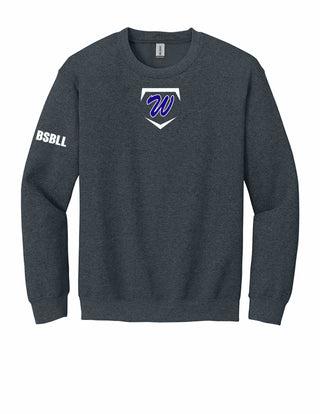 Wylie Baseball - Home Plate on Grey