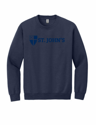 St. John's Episcopal School Sweatshirt with Puff Monogram