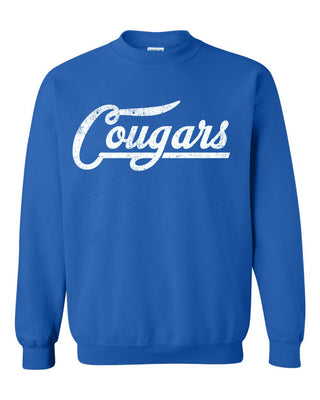 Cooper Cougars - Script with Tail Crewneck Sweatshirt