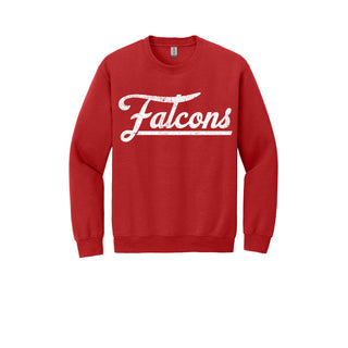 Mann Falcons - Script with Tail Crewneck Sweatshirt