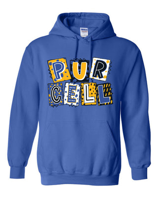 Purcell Jaguars - Scrapbook Box Hoodie