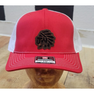 Jim Ned Indians - JN Leather Patch Mesh Cap