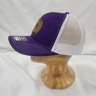 Wylie Bulldogs - Round Leather Patch Mesh Cap