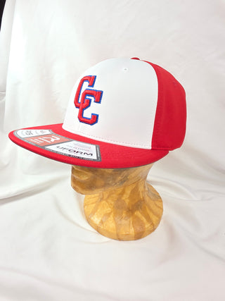 Cooper Cougar - White/Red Fitted Cap