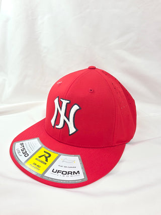 Jim Ned Indians - JN Red Fitted Cap