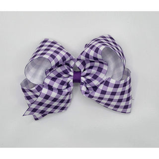 Gingham King Bow