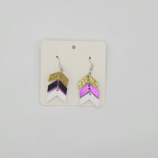 Chevron Drops Earrings