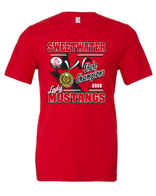 Sweetwater Lady Mustangs - State Champions on Red