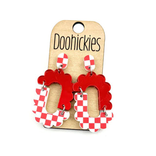 Brooklin Checkered Earrings