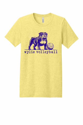 Wylie Volleyball - Simple with Bulldog