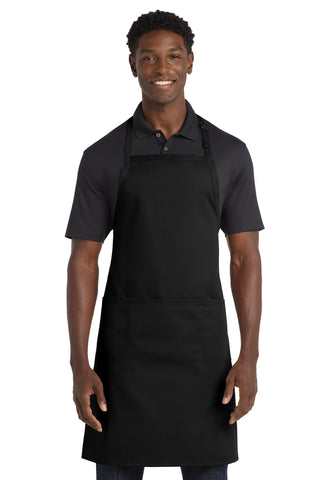 Port Authority® Easy Care Extra Long Bib Apron with Stain Release. A700