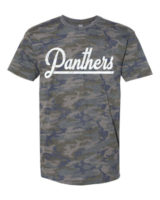 Abilene Christian Panthers - Script with Tail Camo T-Shirt