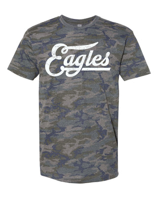 Abilene High Eagles - Script with Tail Camo T-Shirt
