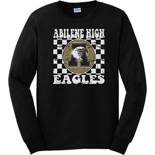 Abilene High Eagles - Checkered Long Sleeve T-Shirt