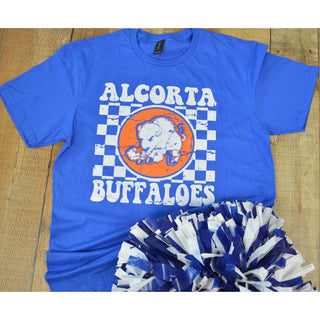 Alcorta Buffaloes - Checkered T-Shirt