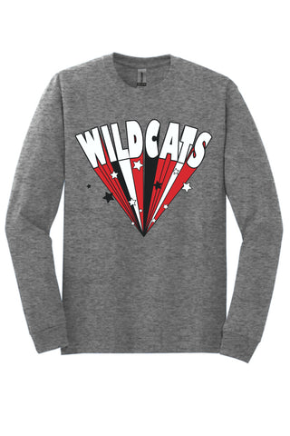 Allie Ward Wildcats - Stars Long Sleeve T-Shirt