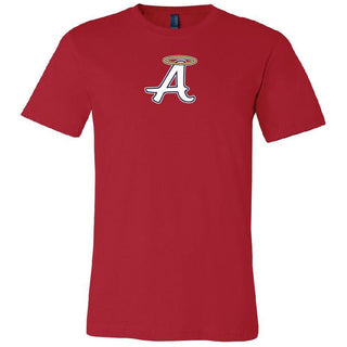 Angels Logo on Red Bella+Canvas - San Antonio Baseball