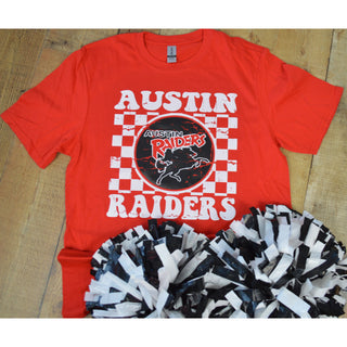 Austin Raiders - Checkered T-Shirt