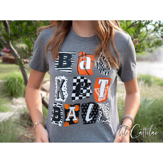Scrapbook Basketball - Basketball Tee