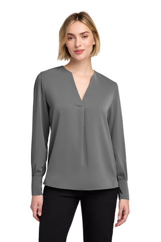 Brooks Brothers® Women's Open-Neck Satin Blouse BB18009