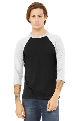 BELLA+CANVAS ® Unisex 3/4-Sleeve Baseball Tee. BC3200