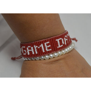 Game Day Seed Bead Bracelet
