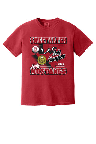 Sweetwater Lady Mustangs - State Champions on Red