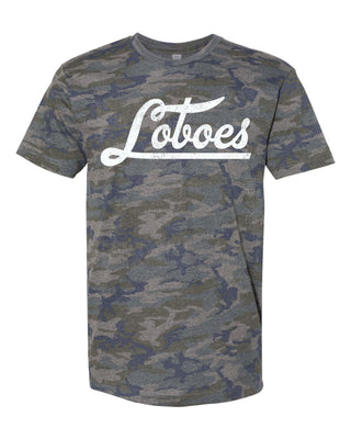 Cisco Loboes - Script with Tail Camo T-Shirt