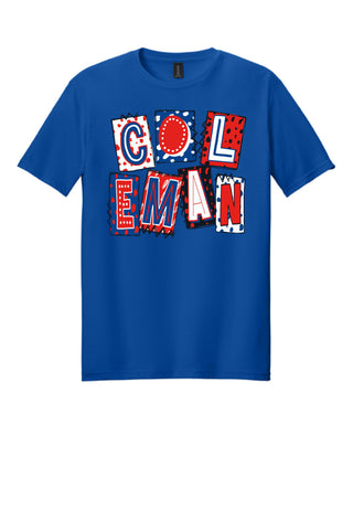 Coleman Bluecats - Scrapbook Box T-Shirt