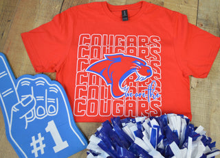 Cooper Cougars - Cougars Repeat T-Shirt