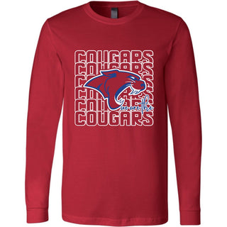 Cooper Cougars - Cougars Repeat Long Sleeve T-Shirt