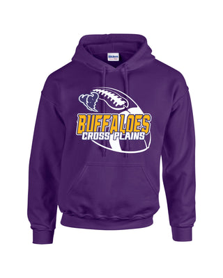 Cross Plains Buffaloes - Football Hoodie