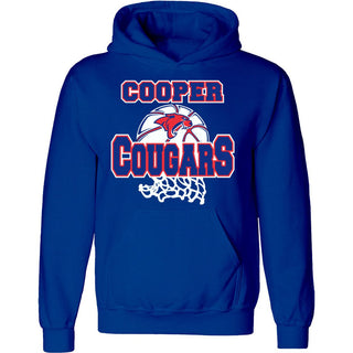 Cooper Cougars - Basketball Hoodie