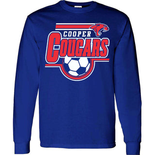 Cooper Cougars - Soccer Long Sleeve T-Shirt
