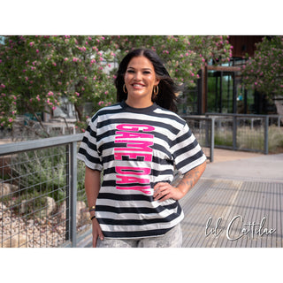 Game Day Striped Tee