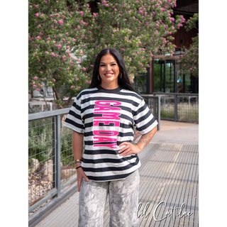 Game Day Striped Tee