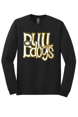 Clyde Bulldogs - Funky Stack Long Sleeve T-Shirt