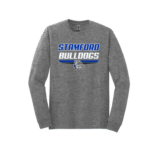 Stamford Bulldogs - Double Stripe Long Sleeve T-Shirt