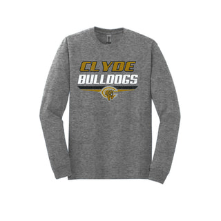 Clyde Bulldogs - Double Stripe Long Sleeve T-Shirt