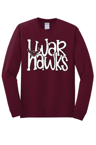 McMurry University War Hawks - Funky Stack Long Sleeve T-Shirt