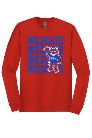 Allie Ward Wildcats - Repeat Long Sleeve T-Shirt