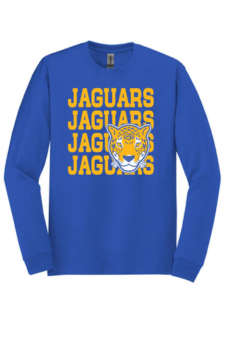 Purcell Jaguars - Repeat Long Sleeve T-Shirt
