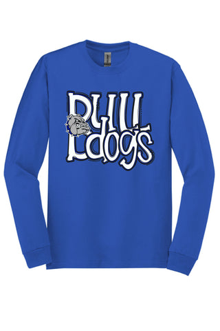 Stamford Bulldogs - Funky Stack Long Sleeve T-Shirt