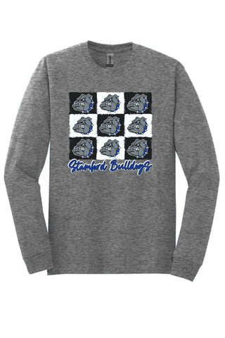 Stamford Bulldogs - 9 Boxes Long Sleeve T-Shirt